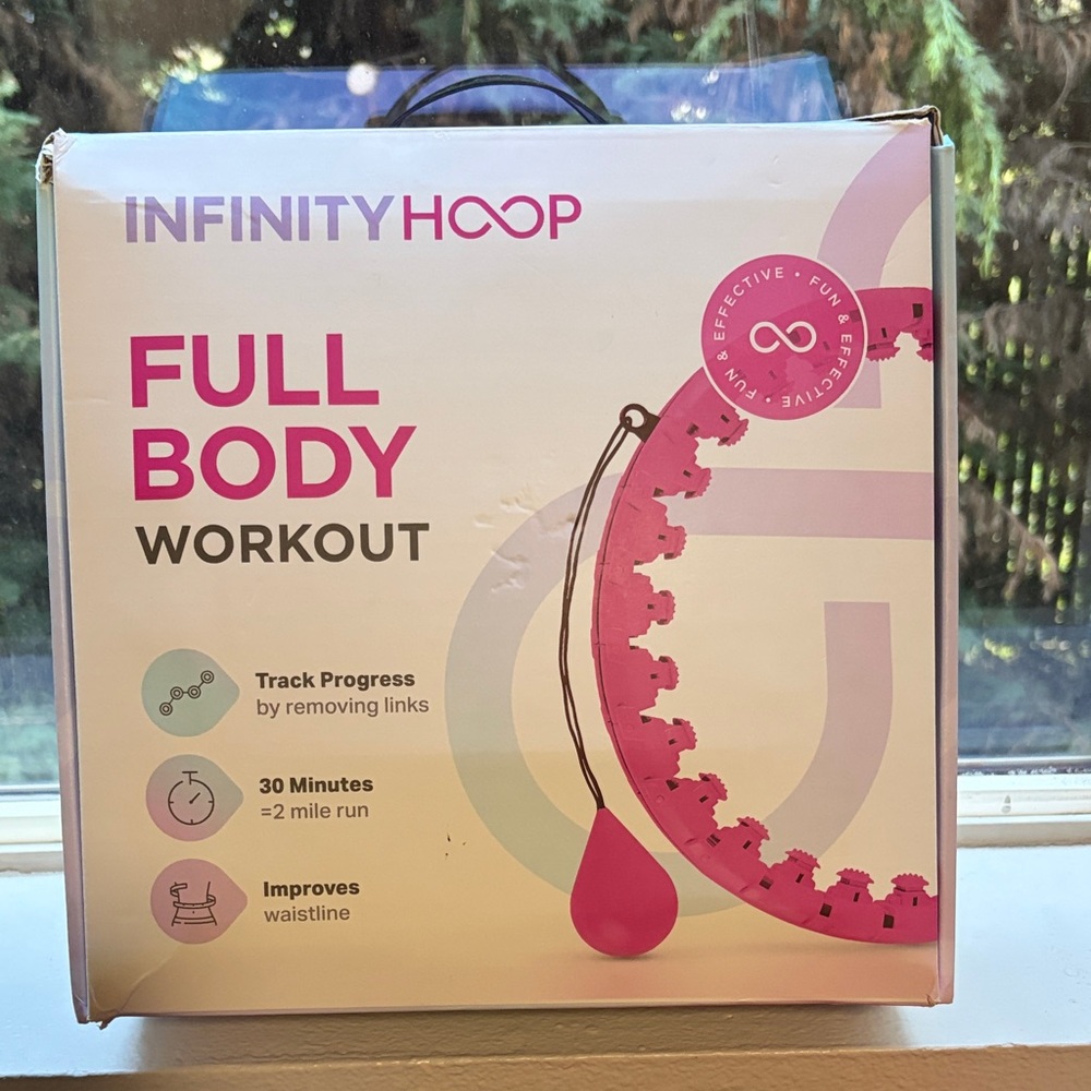 NFINITY Full Body Workout Fitness Hoop - Pink